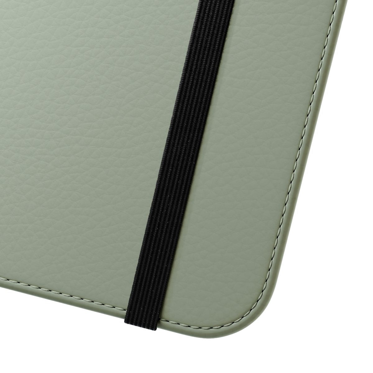 Sage green flip cover phone case for pet owners - Close Up