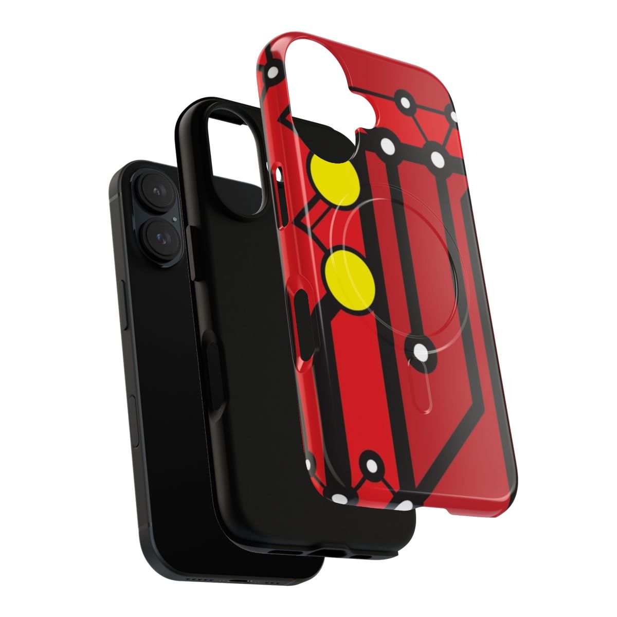 Superhero-themed magnetic phone case with a tough, protective design - Layers