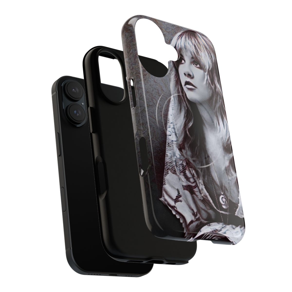 Stevie Nicks-inspired phone case with colorful graphic design - Layers