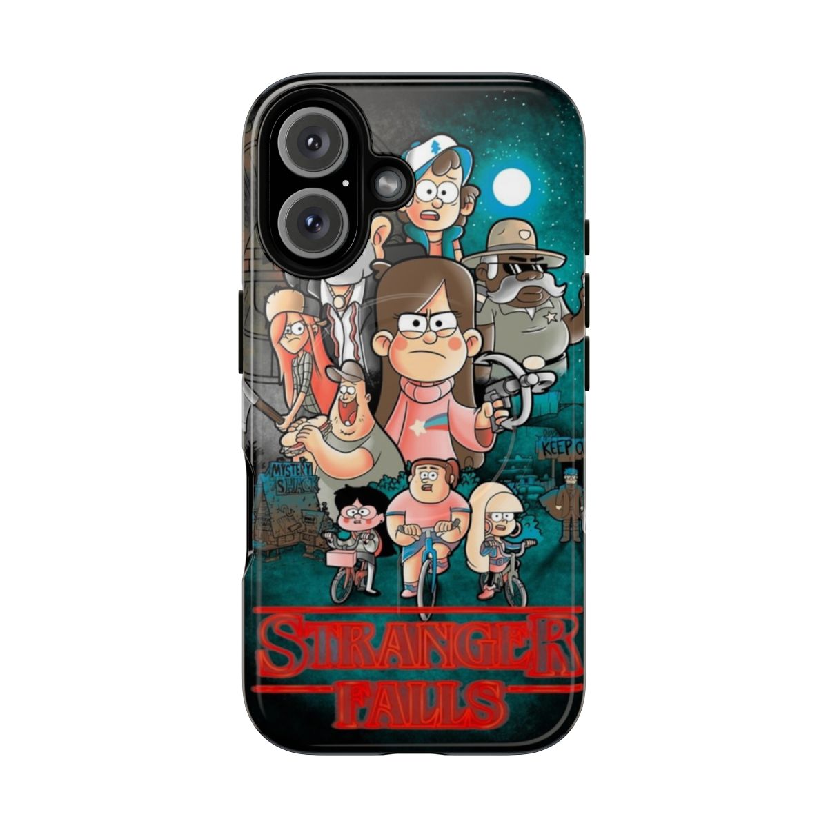 Sci-Fi Tough Magnetic Phone Case featuring Stranger Things and Gravity Falls designs