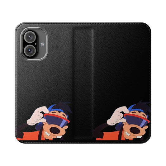 Flip cover phone case featuring Max Goof from the Disney animated film A Goofy Movie