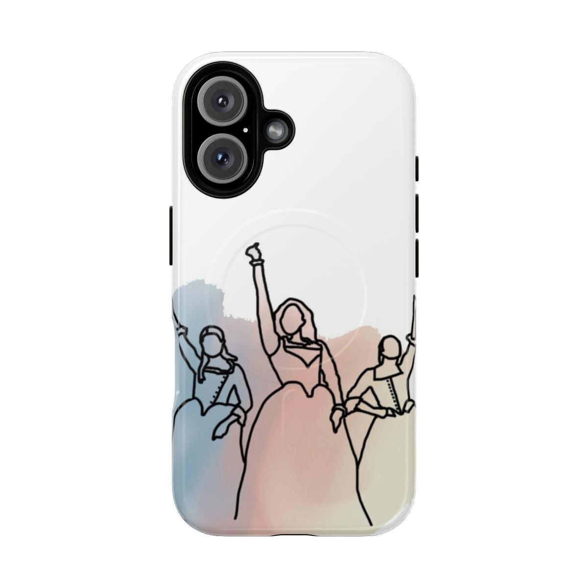 Magnetic phone case featuring the Schuyler Sisters from Hamilton the Musical