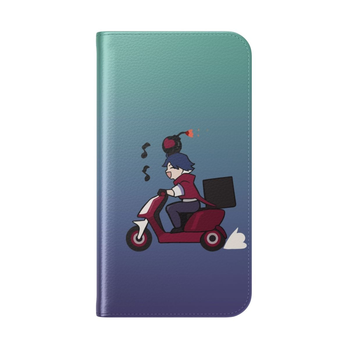 Honkai Star Rail themed flip cover phone case - Folded Back