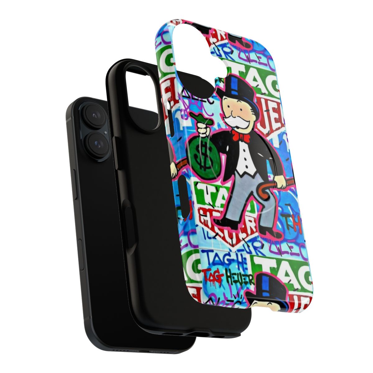 Monopoly-themed magnetic phone case with a durable design - Layers