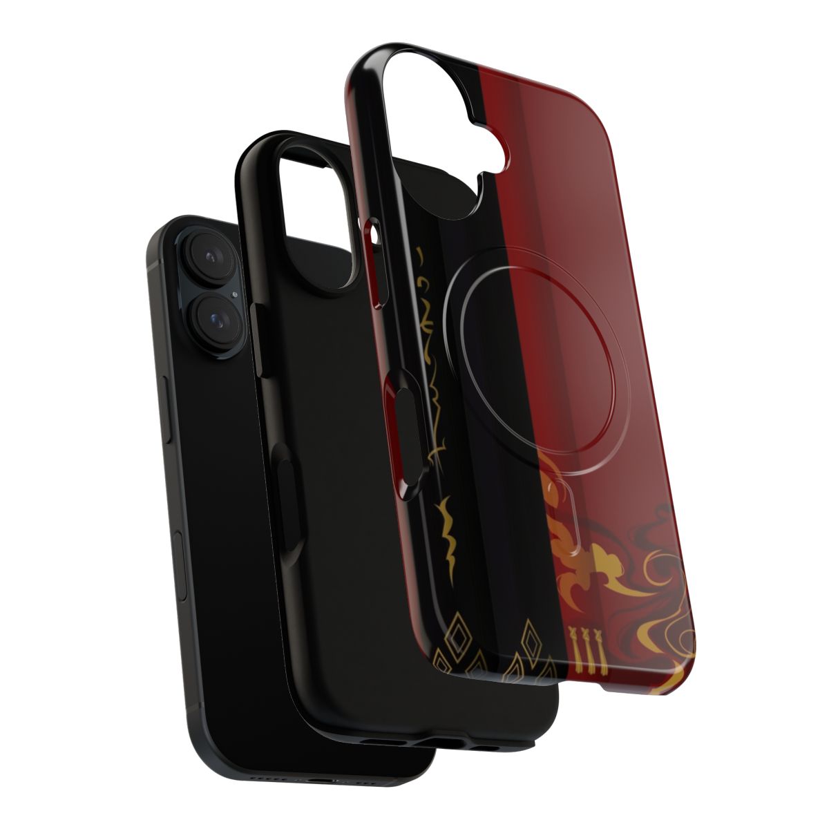 Samurai fashion magnetic tough phone cases - Layers