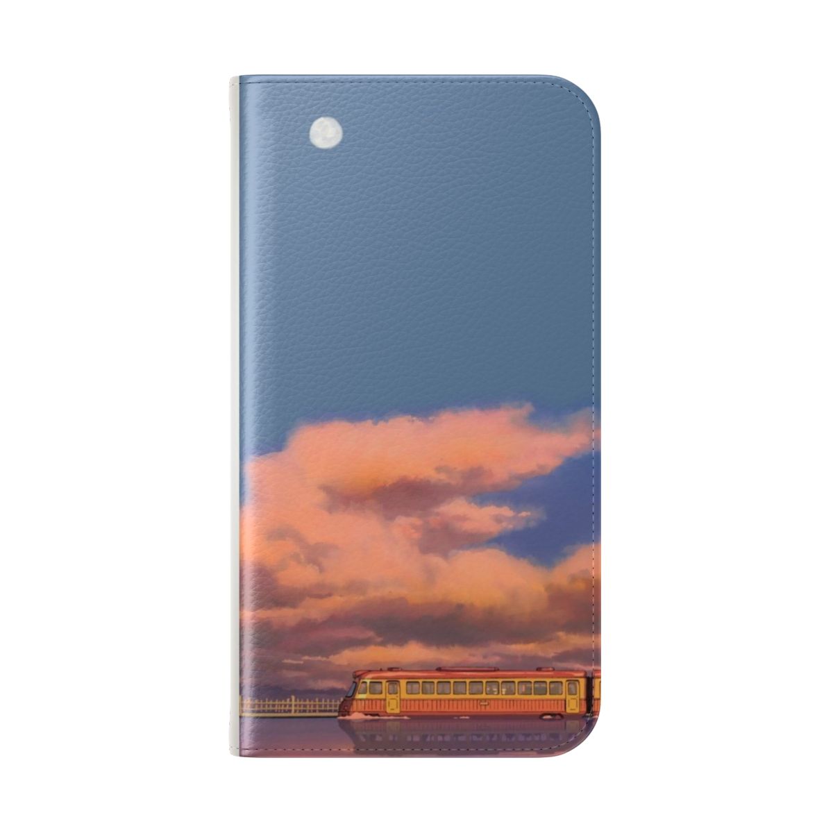 Spirited Away-themed phone case cover featuring fan art design - Folded Back