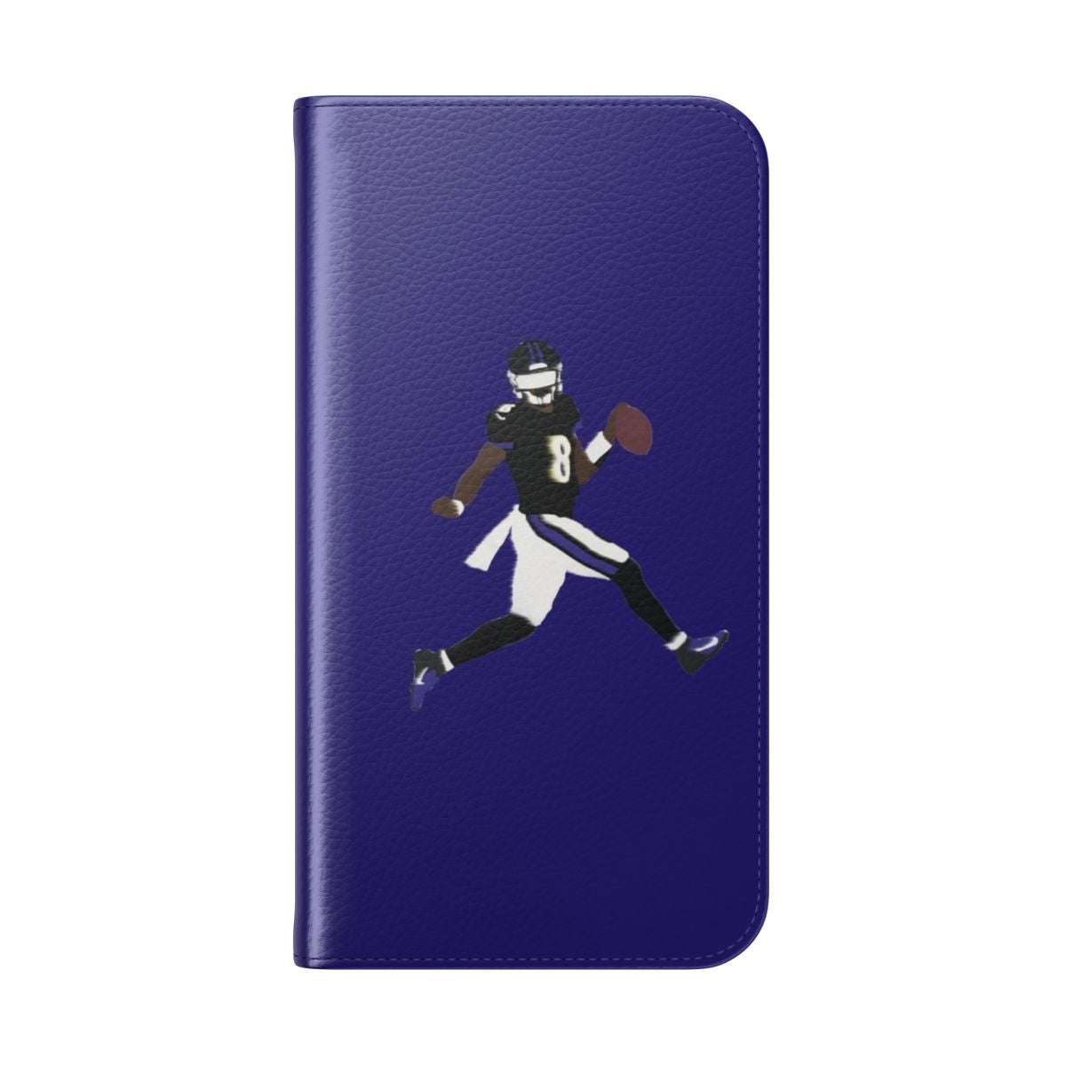 Lamar Jackson Ravens inspired phone case - Folded Back