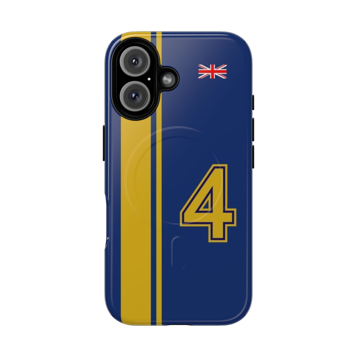 Vintage phone case with Tyrrell P34 six-wheeled Formula One race car design