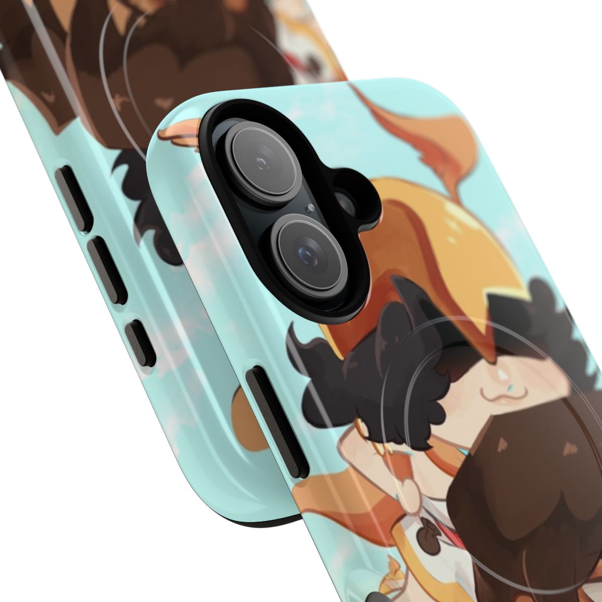 Phone case featuring Hermes and Odysseus from the epic musical - Detail