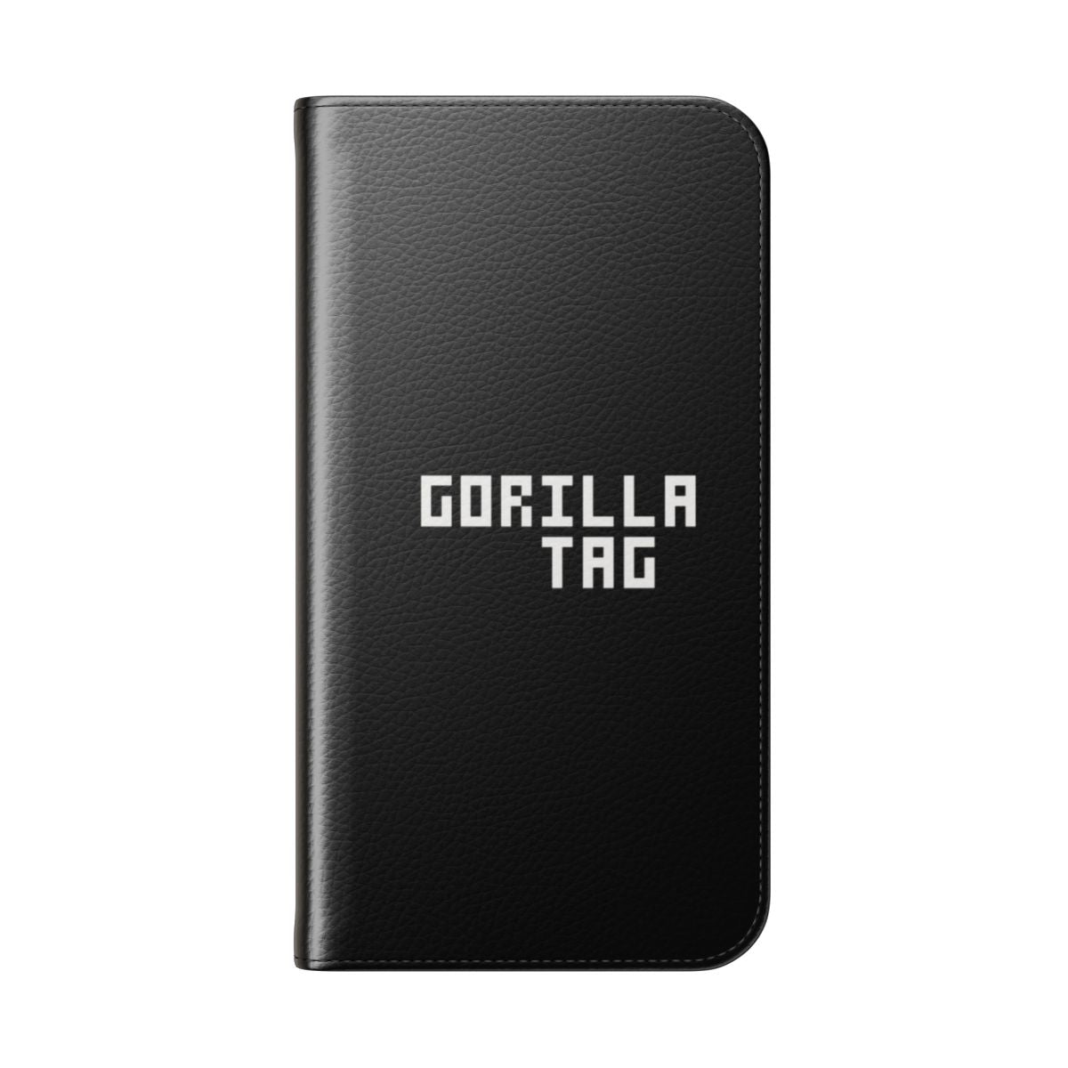 Gorilla Tag-themed phone case with a flip cover design - Folded Back