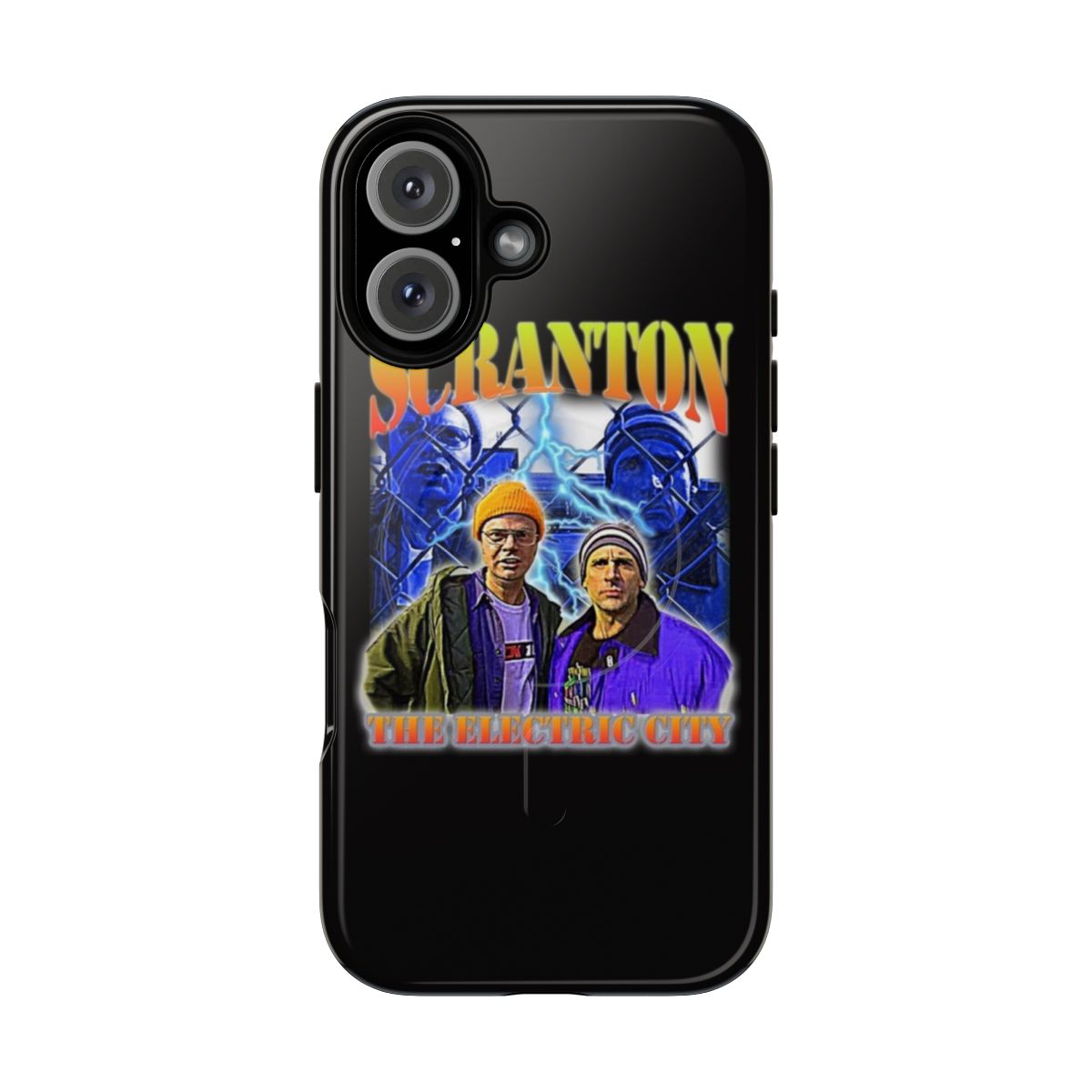 Scranton The Electric City Magnetic Phone Case with Vintage Inspired Design