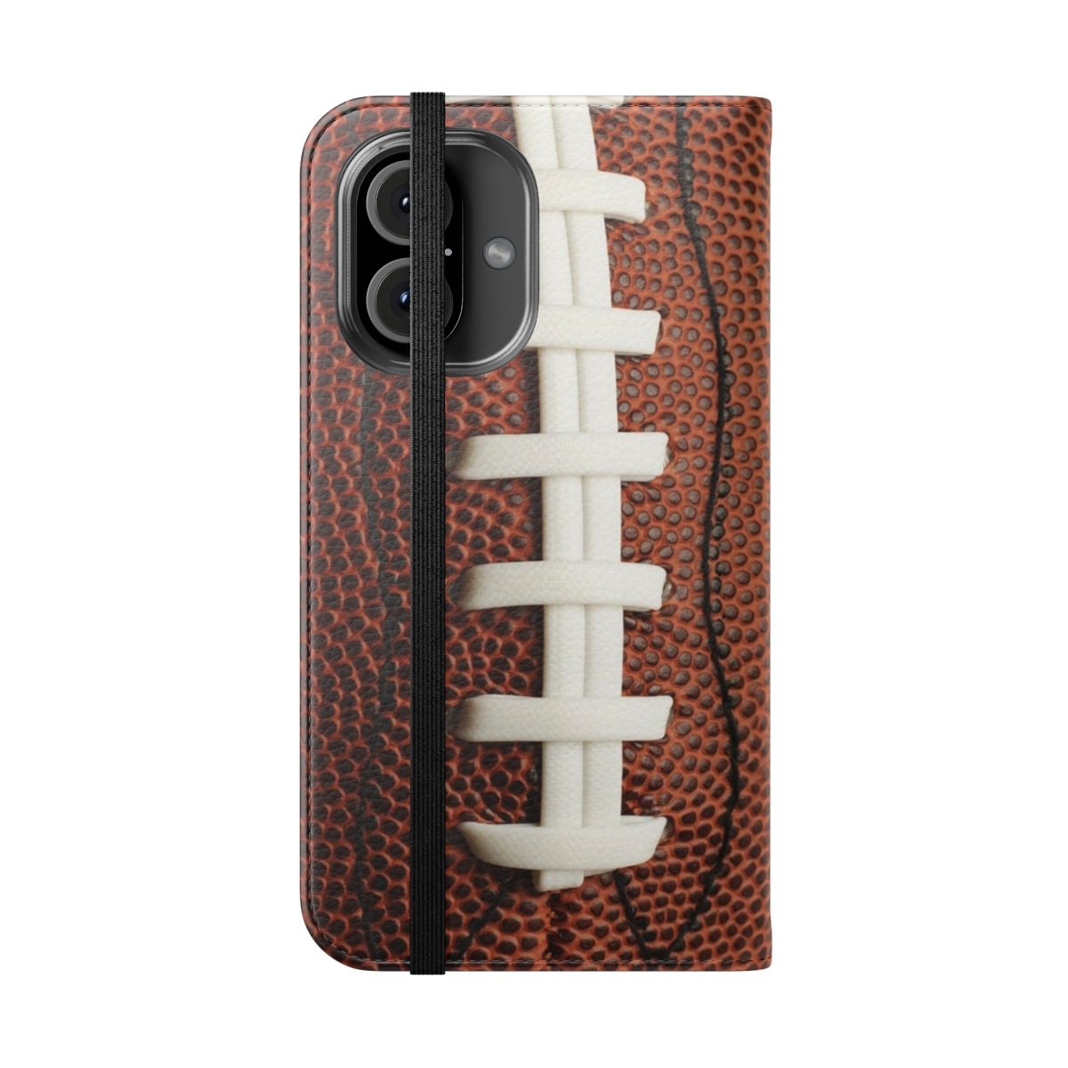 Football-themed phone case with unique design for NFL fans - Folded Front