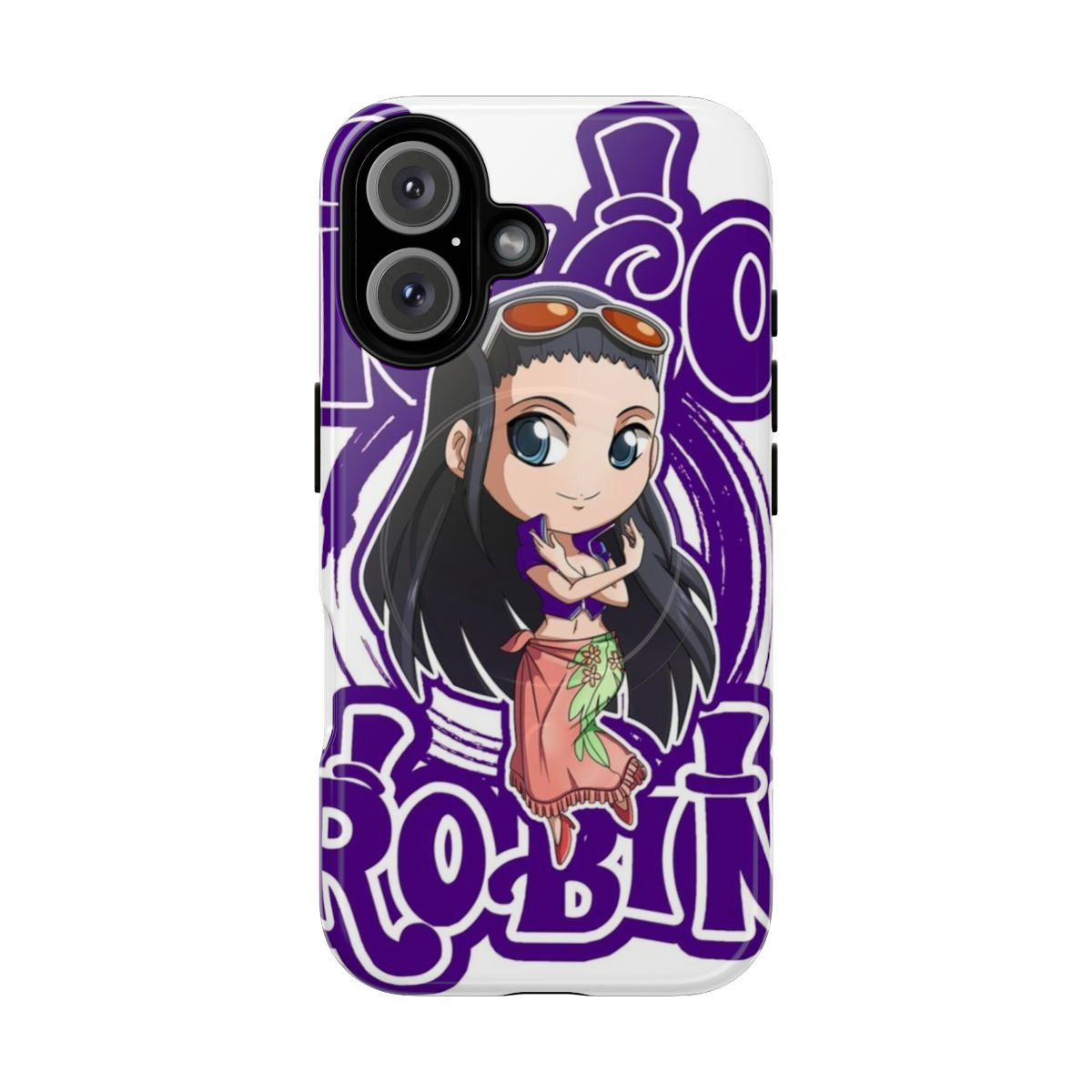 Nico Robin inspired magnetic tough phone case