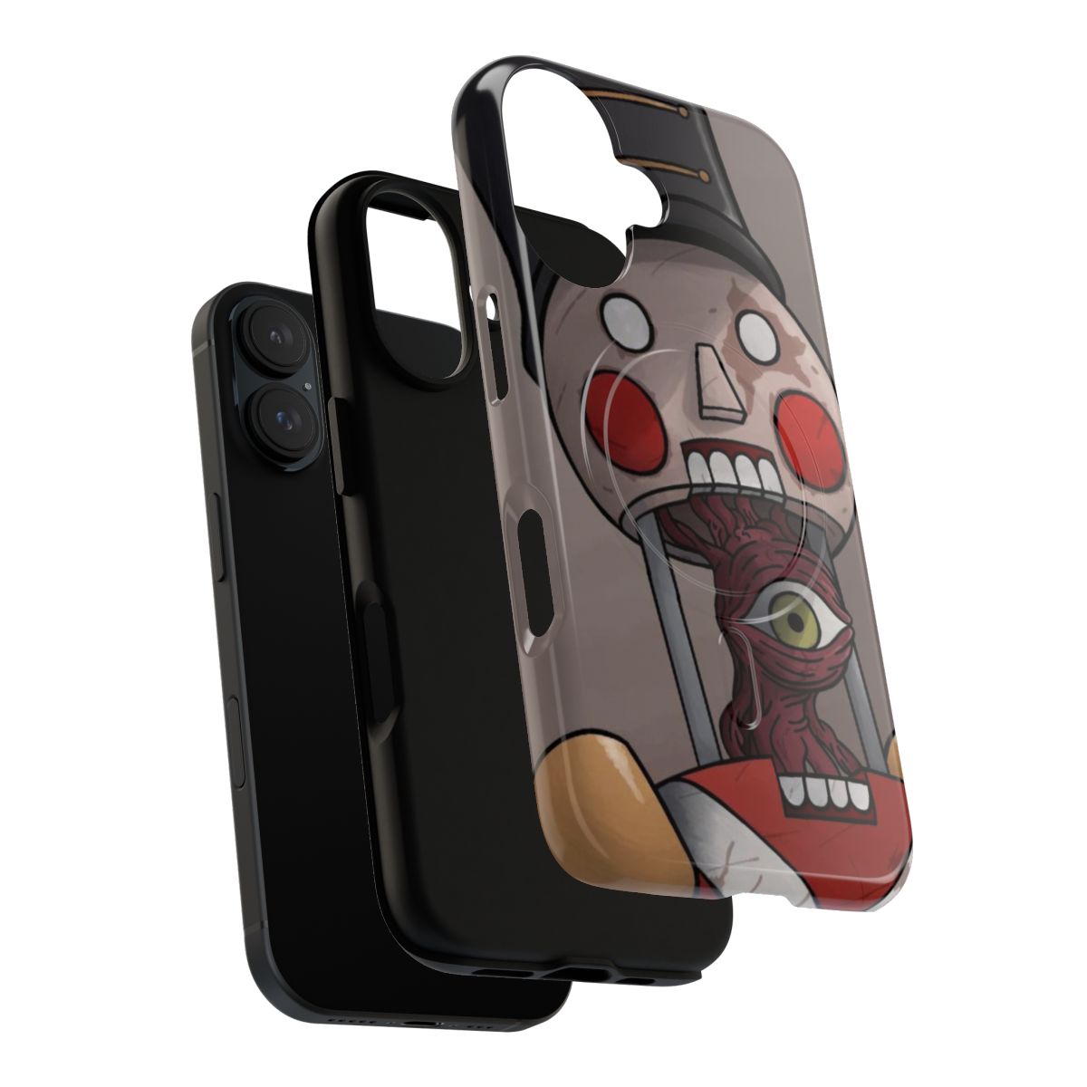 Lethal Company-inspired mobile phone case featuring a Nutcracker-themed fan art design - Layers