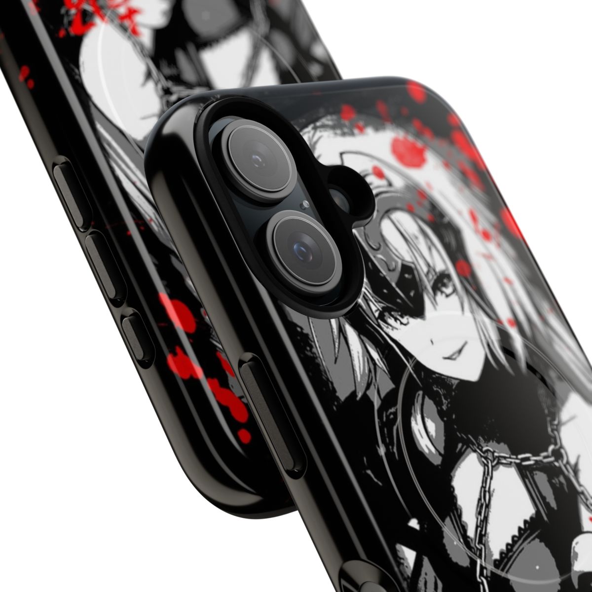 Fate-inspired Jeanne d'Arc magnetic phone case - Detail