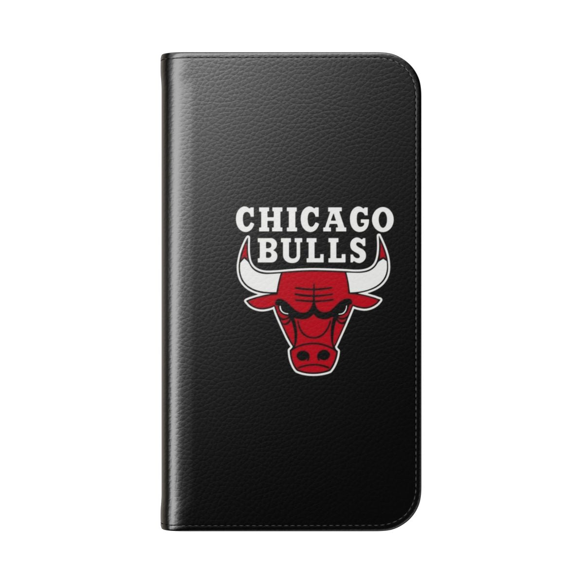 Cushioned phone case with Chicago Bulls team logo design - Folded Back