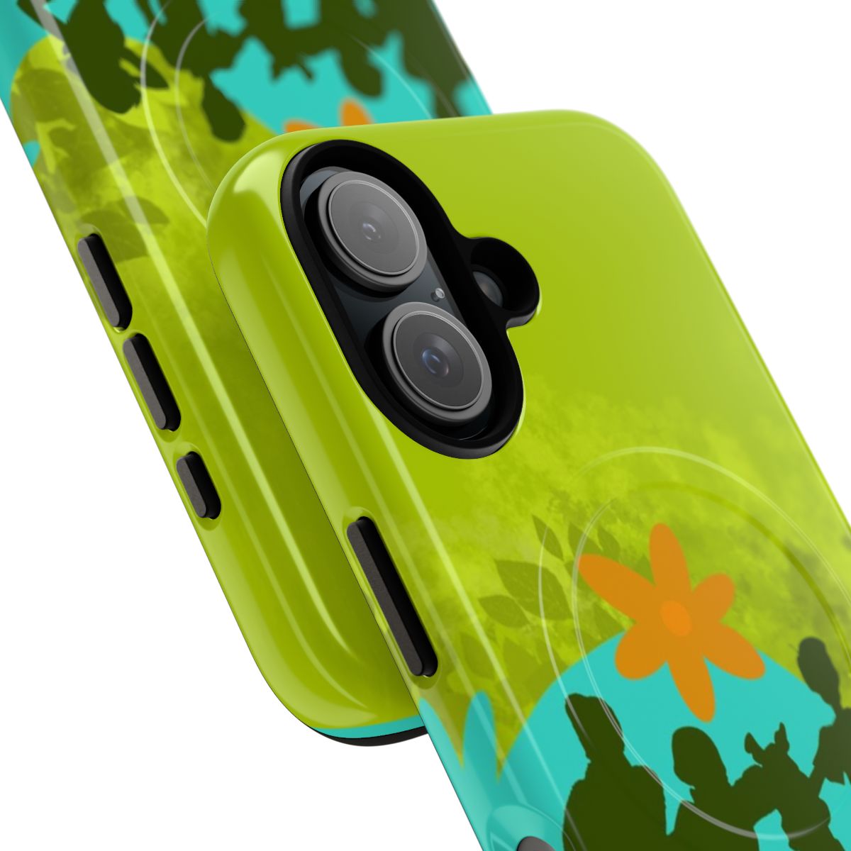 Retro-style Scooby Doo-inspired magnetic tough phone case - Detail