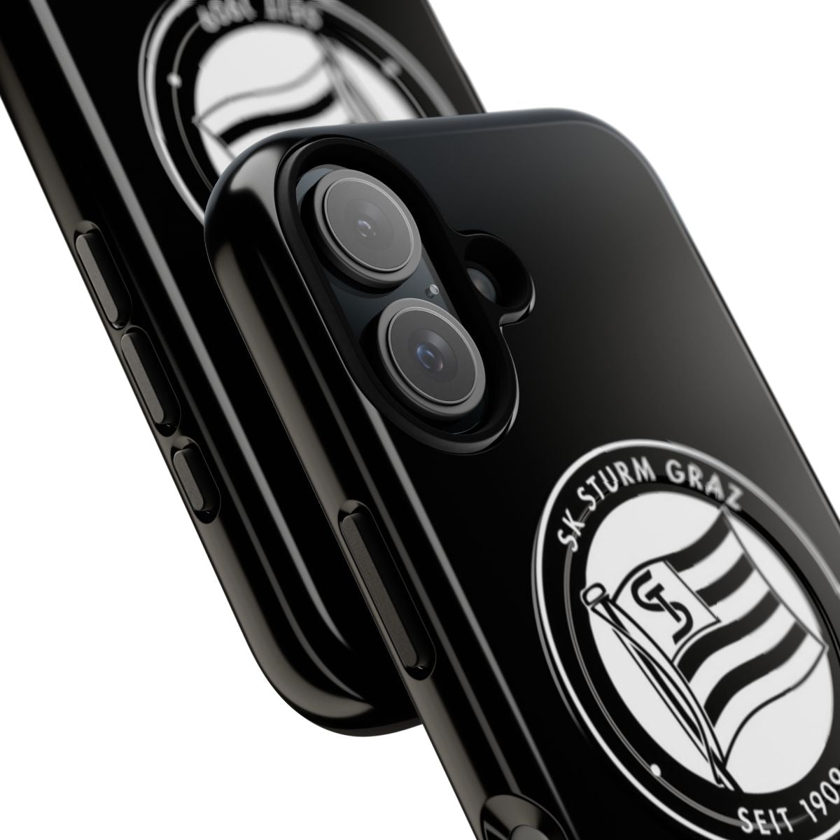 Sturm Graz Magnetic Tough Phone Case with Graz, Austria Soccer Team Logo - Detail