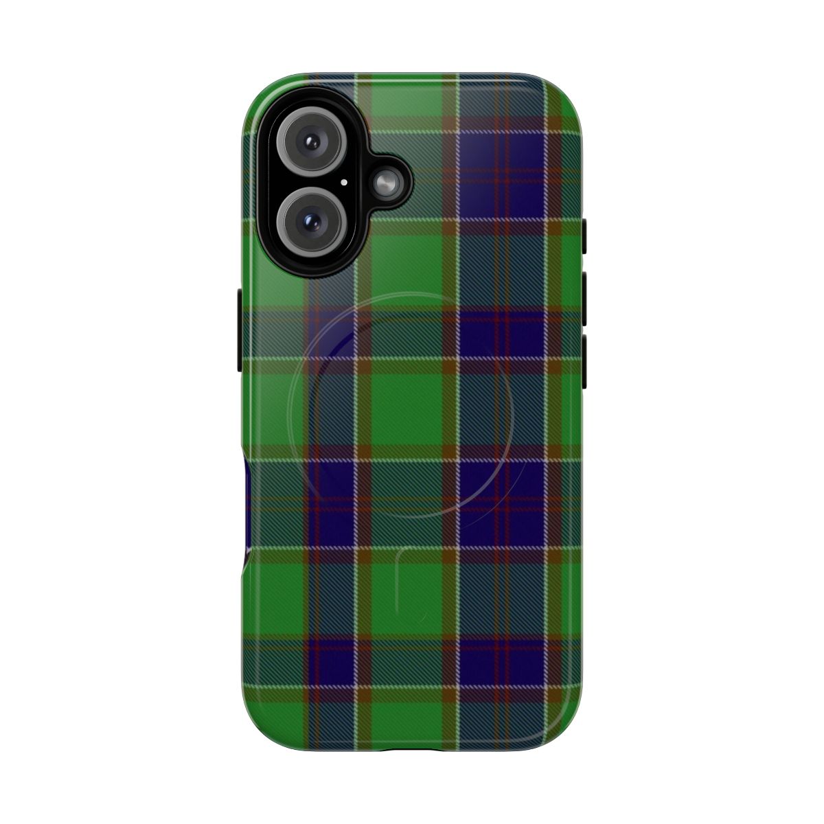 Barr Clan Tartan Phone Case with Heraldic Design