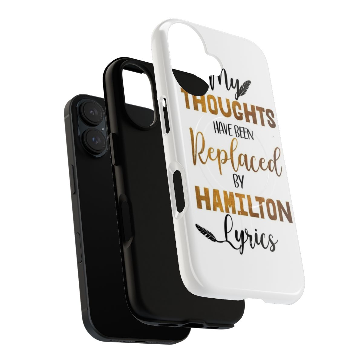 Magnetic tough phone case featuring Hamilton, the hit Broadway musical - Layers