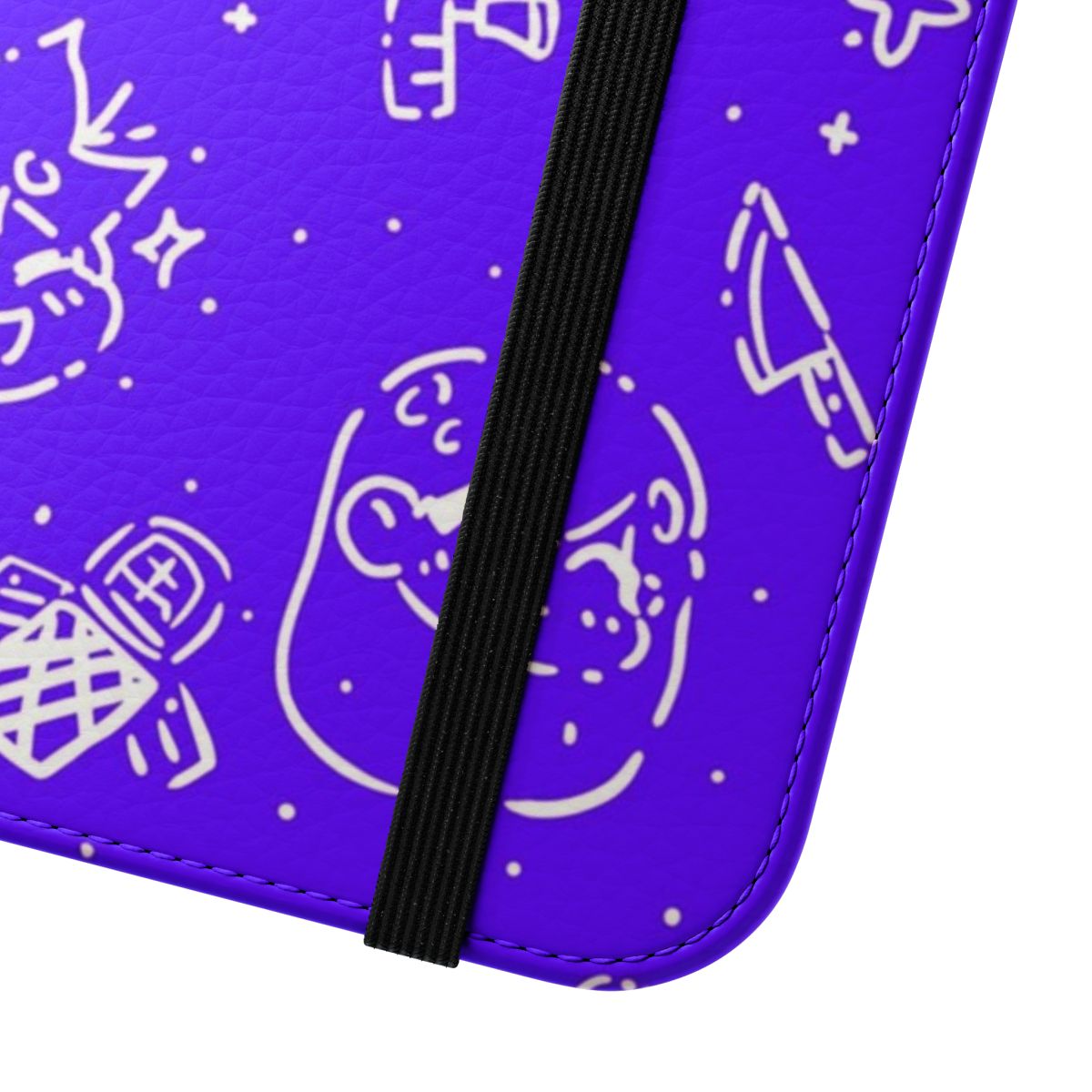 A sleek and stylish phone case featuring the aesthetic of the indie game Omori. - Close Up