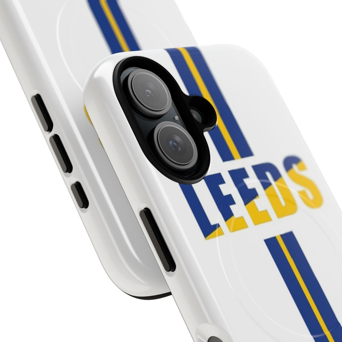 Leeds United themed magnetic tough phone case - Detail