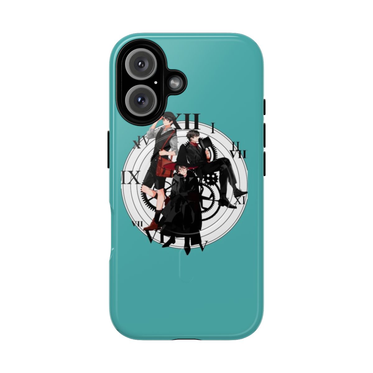 Amon and Klein from the Lord of Mysteries series featured on a tough phone case