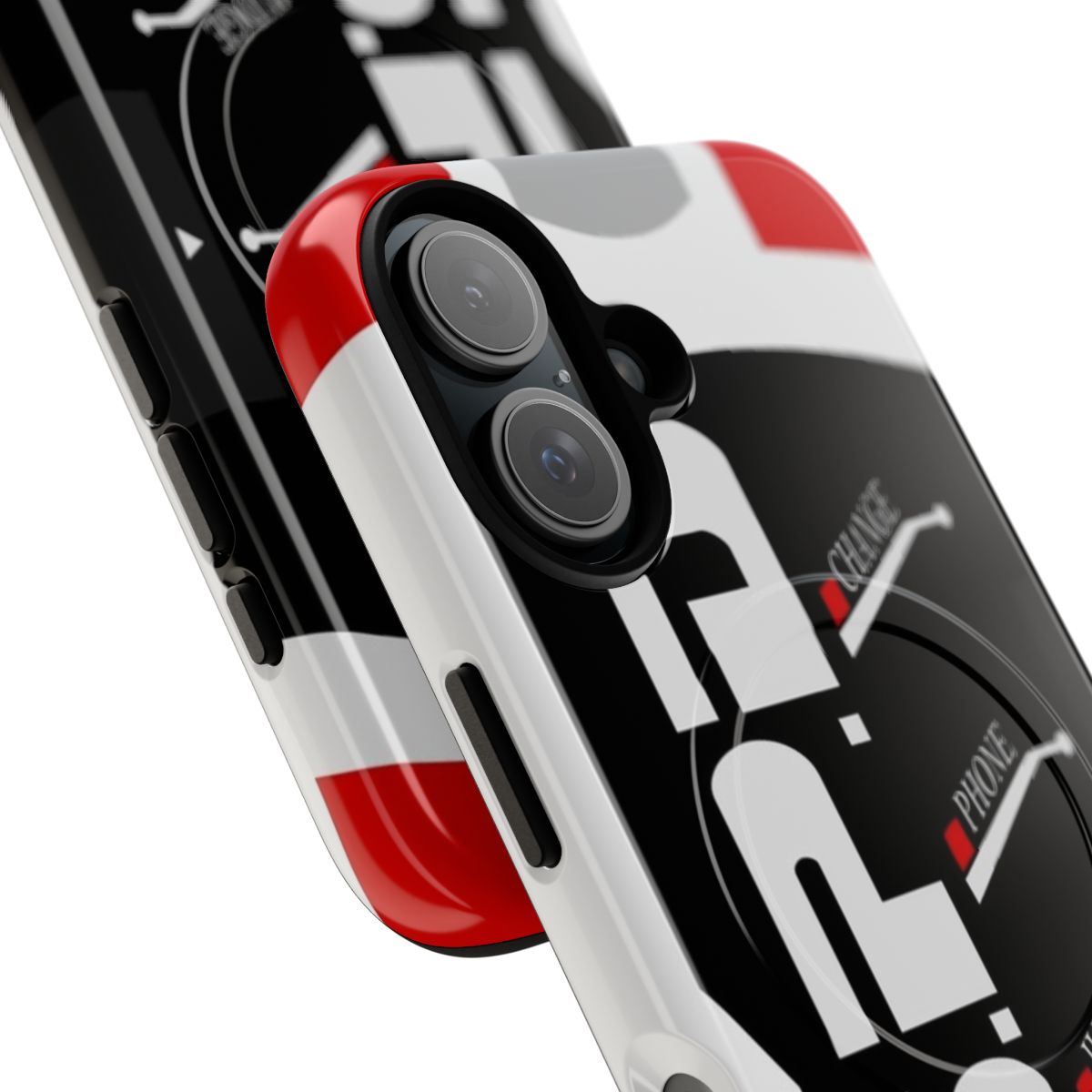 Durable magnetic phone case inspired by the Super Sentai series Tokusou Sentai Dekaranger - Detail