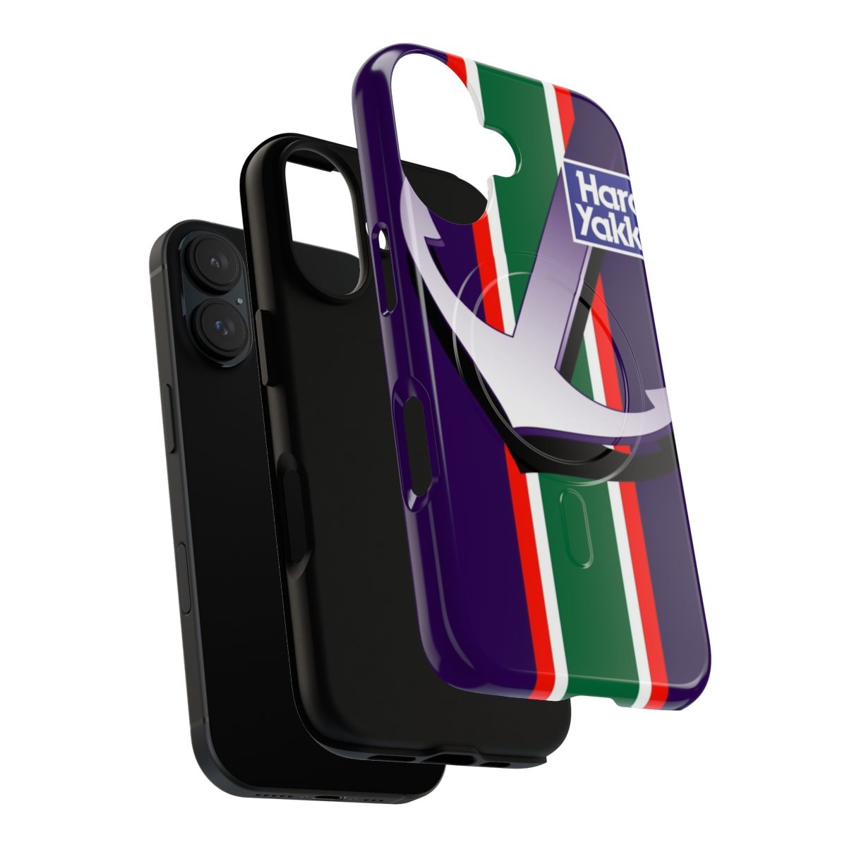 Retro Dockers-inspired magnetic tough phone case - Layers