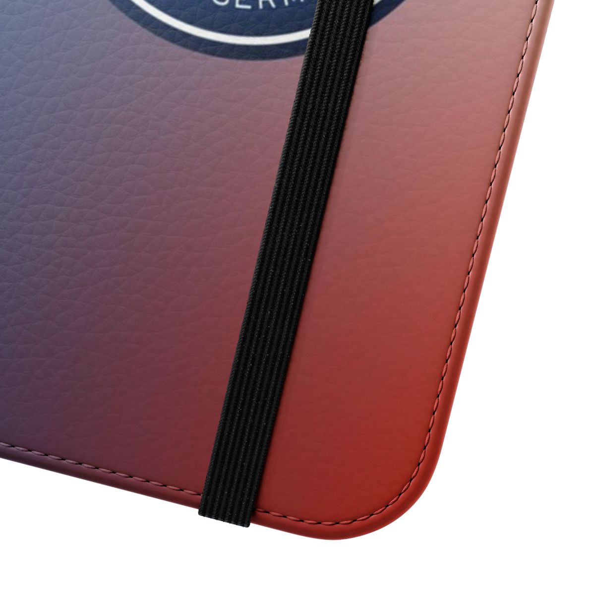 Paris Saint-Germain inspired phone case with club colors and logo - Close Up