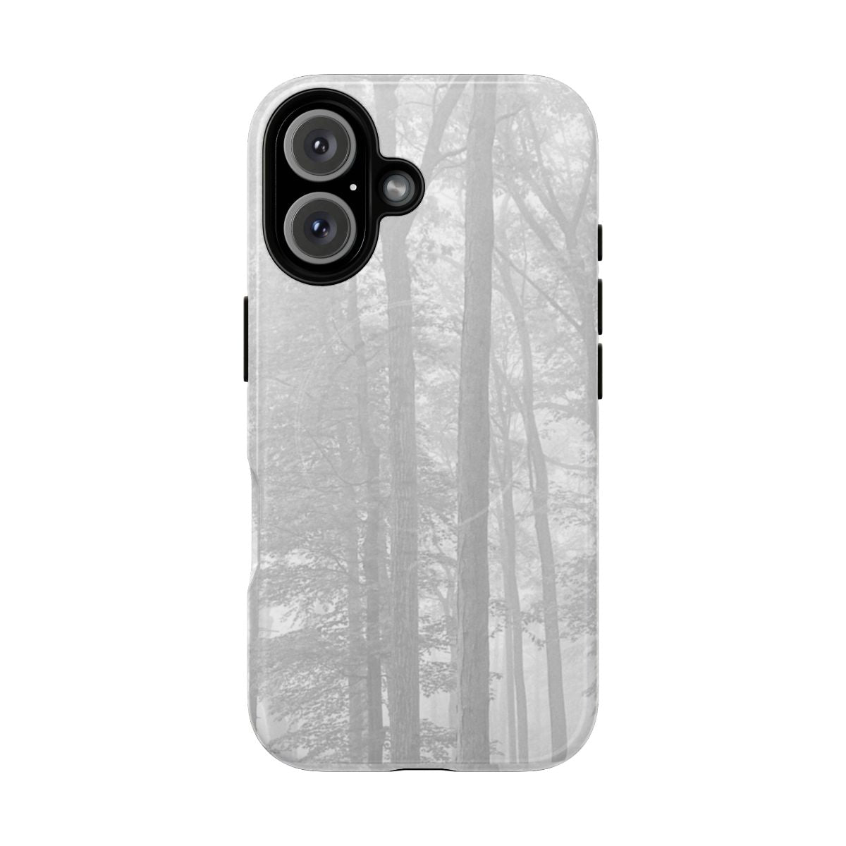 Folkore-inspired nature-themed magnetic tough phone case with tree background