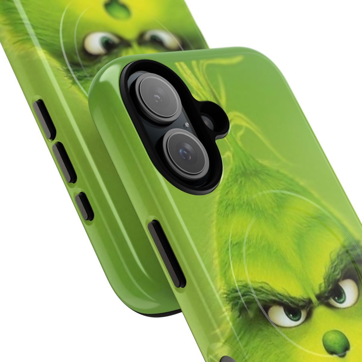 Magnetic Tough Grinch-Inspired Phone Case - Detail