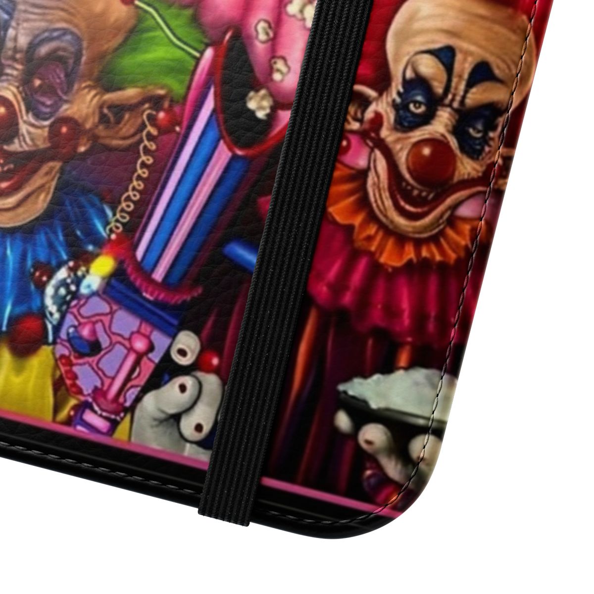 Killer Klowns from Outer Space inspired flip cover phone case - Close Up