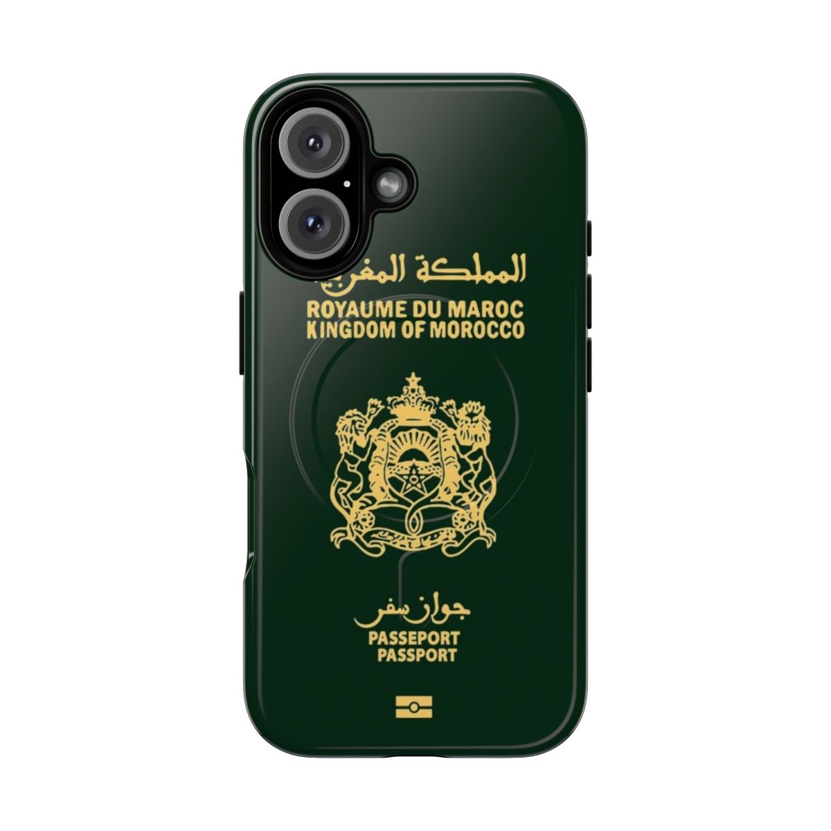 Moroccan-inspired tough magnetic phone case with Moroccan design elements