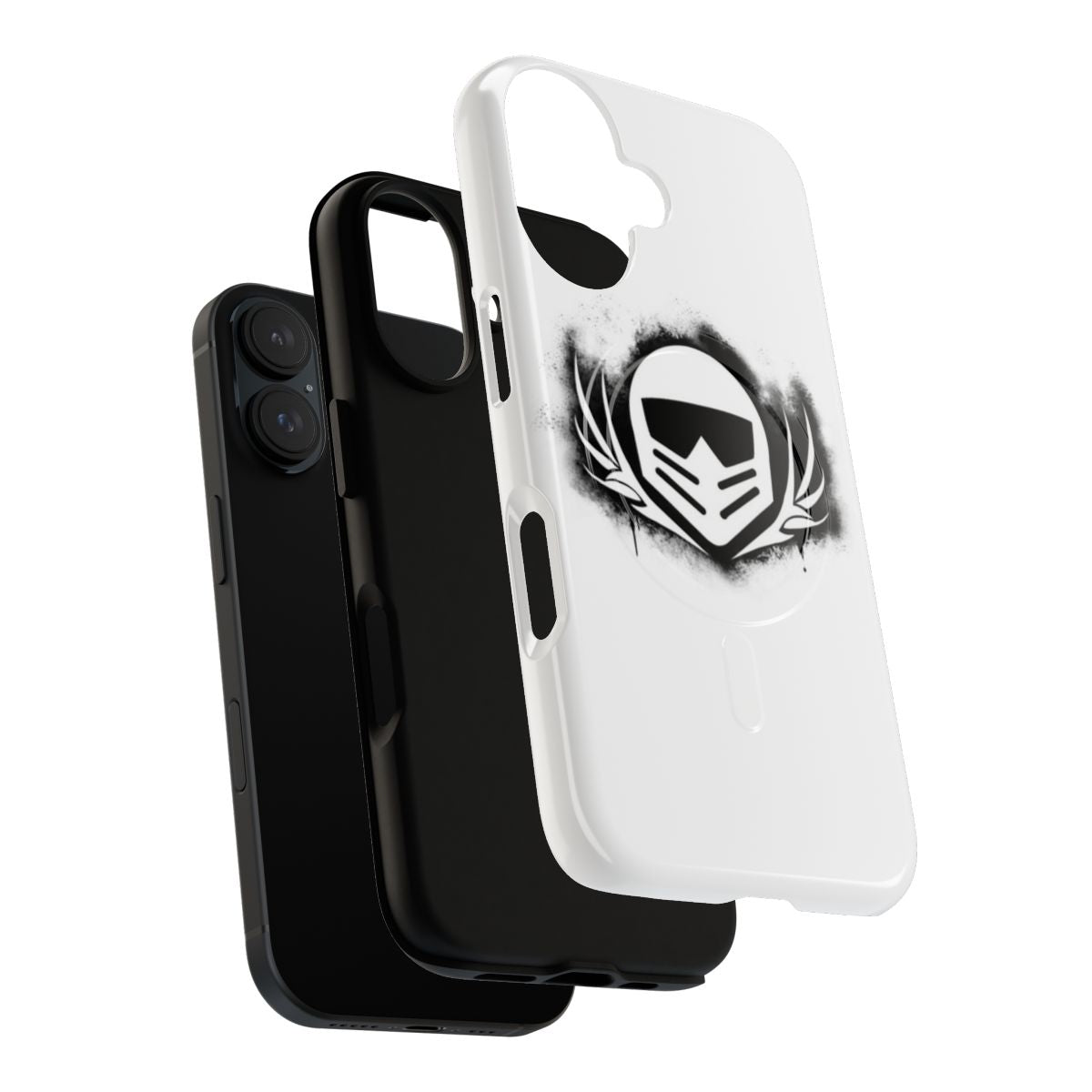 Motorstorm-inspired antler-style phone case with a stenciled graffiti design - Layers