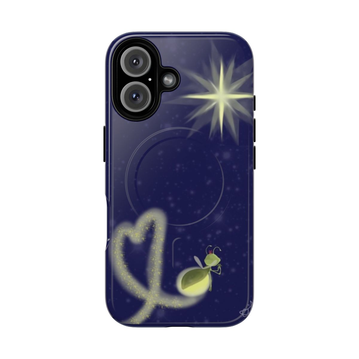 Magnetic tough phone case featuring characters from the Disney movie "The Princess and the Frog"