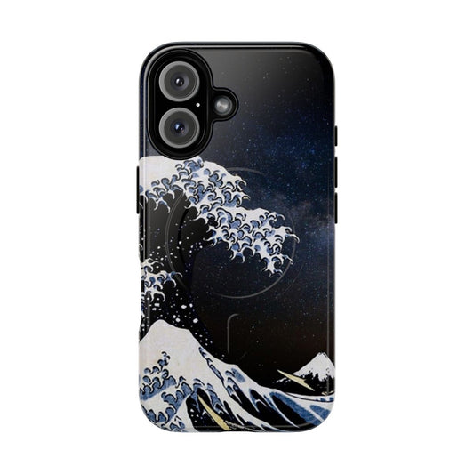 Kanagawa Wave Inspired Space Magnetic Tough Case