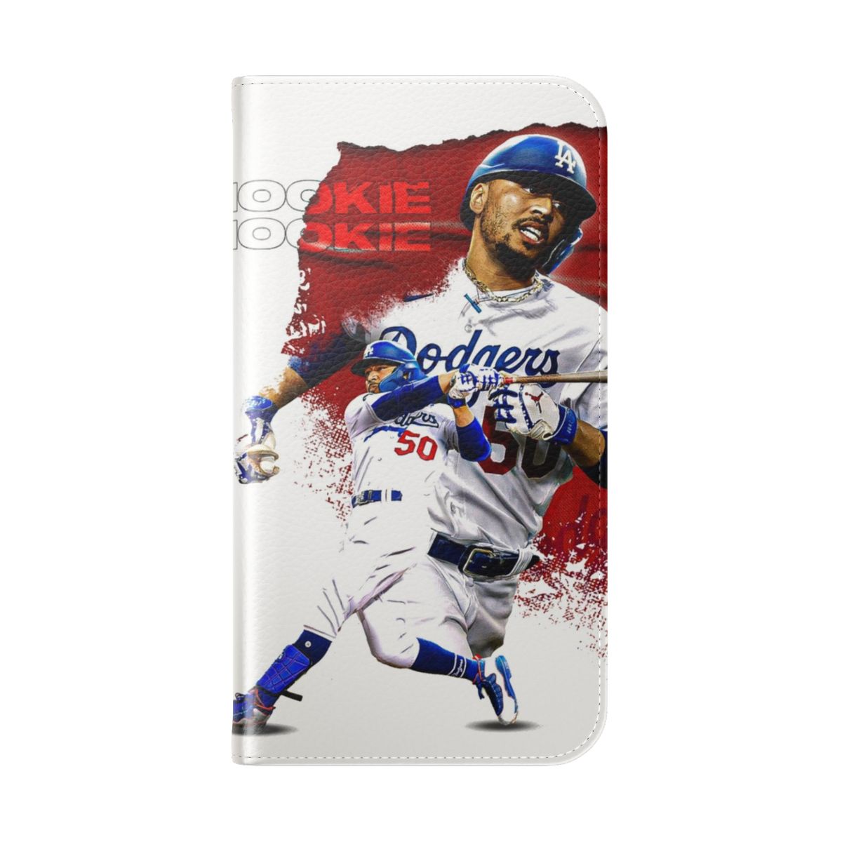 Premium Mookie Betts Inspired Phone Case for iPhone and Android - Folded Back