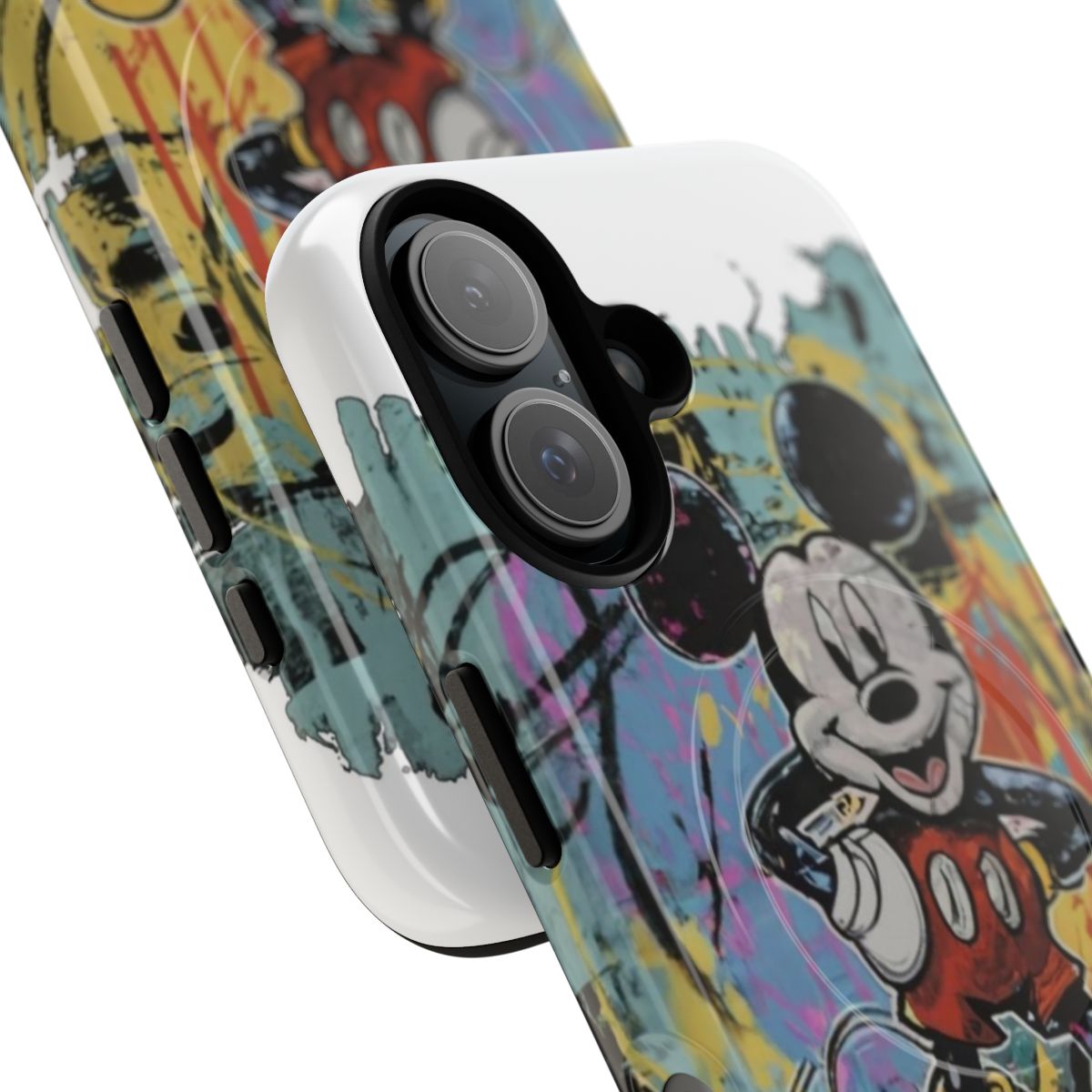 Vibrant Mickey Mouse inspired graffiti art phone case - Detail