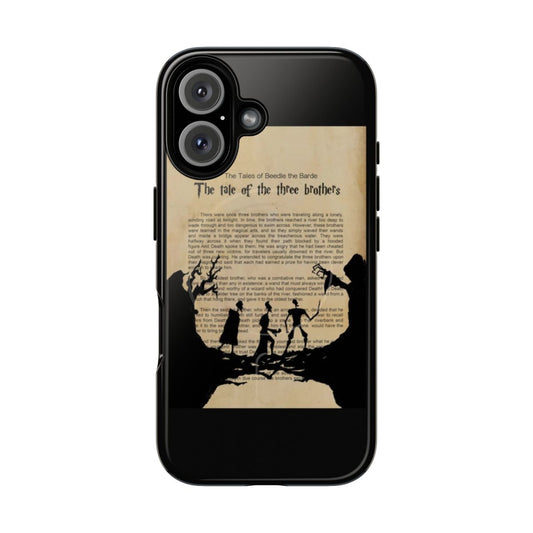 A collection of durable, magnetic phone cases featuring beloved characters and elements from the Harry Potter universe.