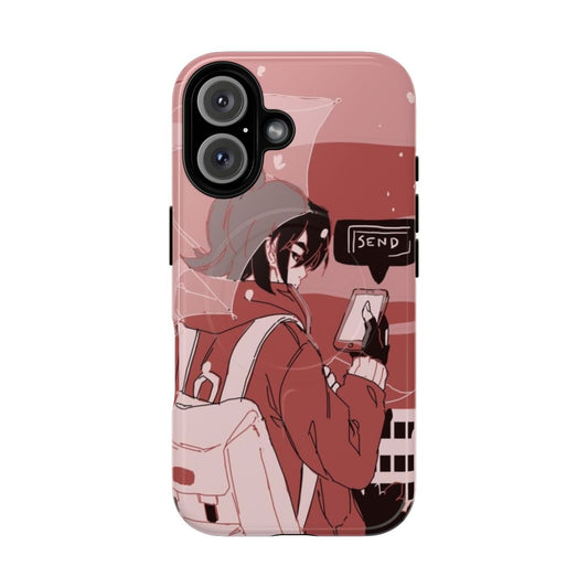 Magnetic tough phone case featuring the Voltron legendary defender characters