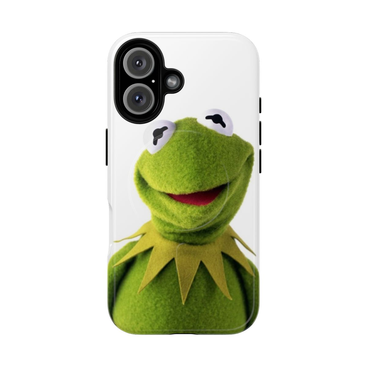 Magnetic phone case cover with a Kermit the Frog design