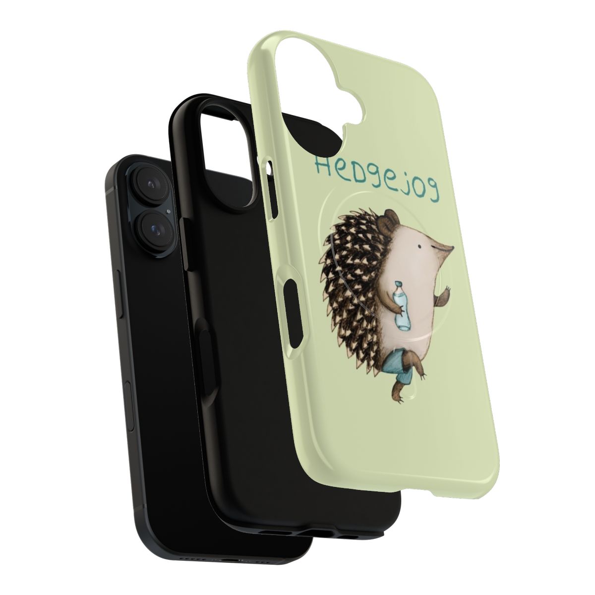 Hedgehog-inspired tough and magnetic phone case for active lifestyles - Layers