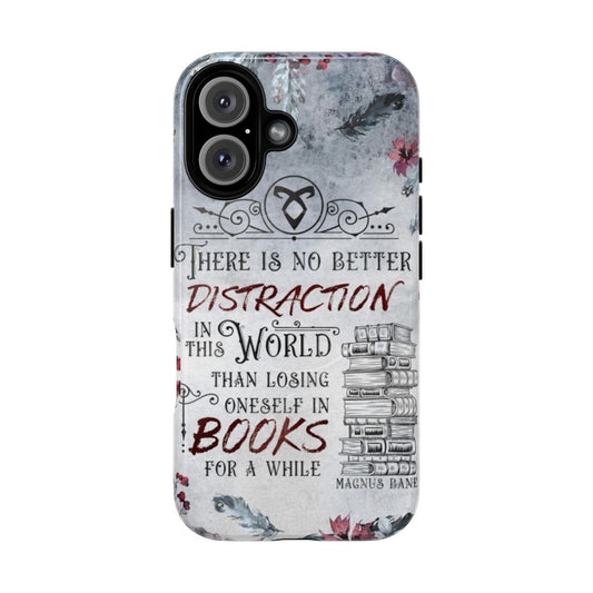 Magnetic Shadowhunters-themed phone case with a cozy, winter-inspired design