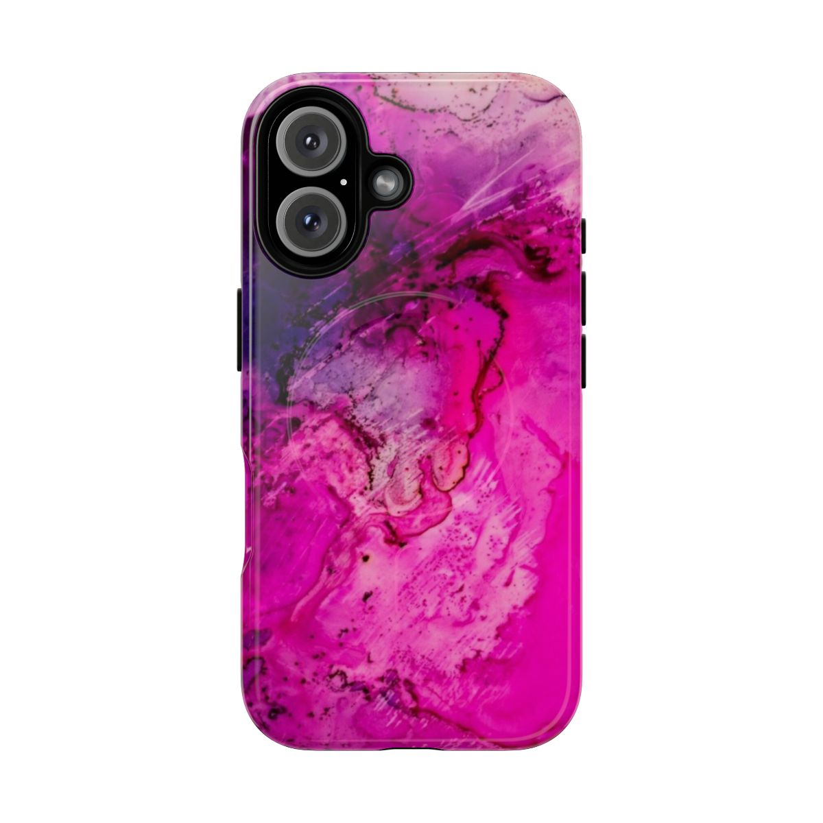 Abstract, grunge, and modern art-inspired scratch-resistant phone case