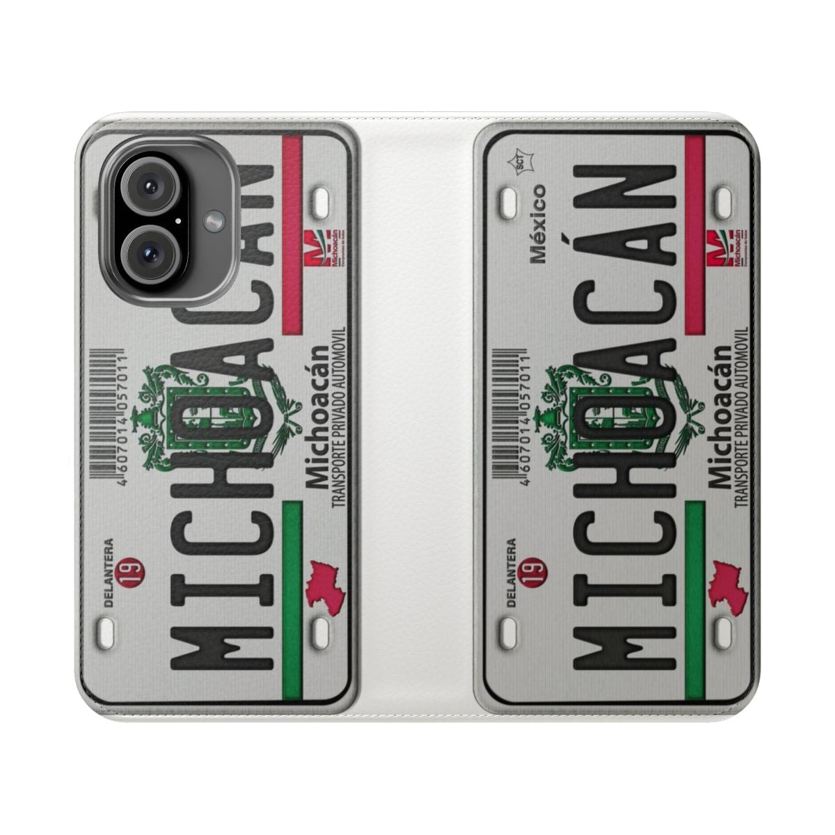 Embroidery-Effect Michoacán-Inspired Flip Phone Case