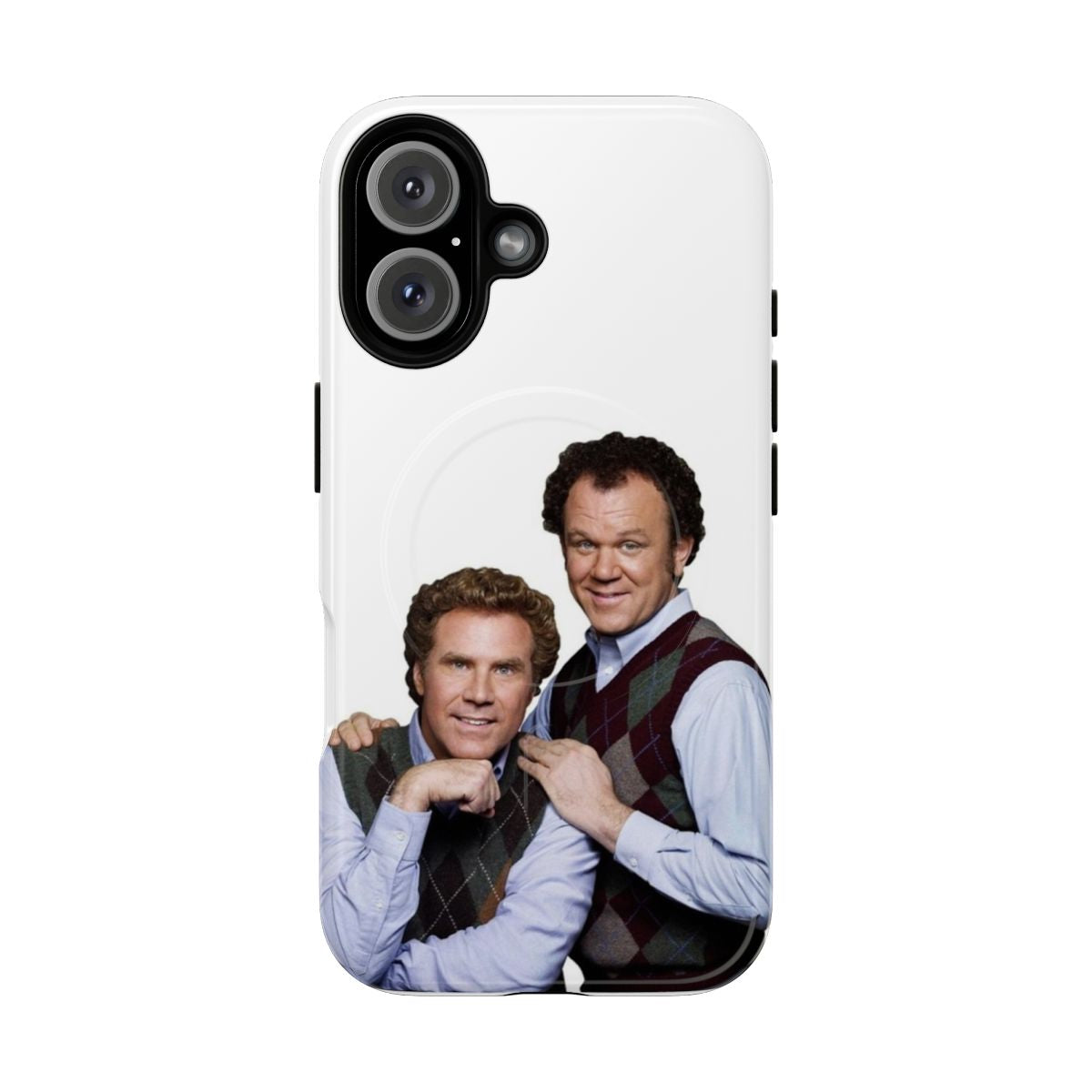 A Step Brothers-themed magnetic phone case with durable construction.