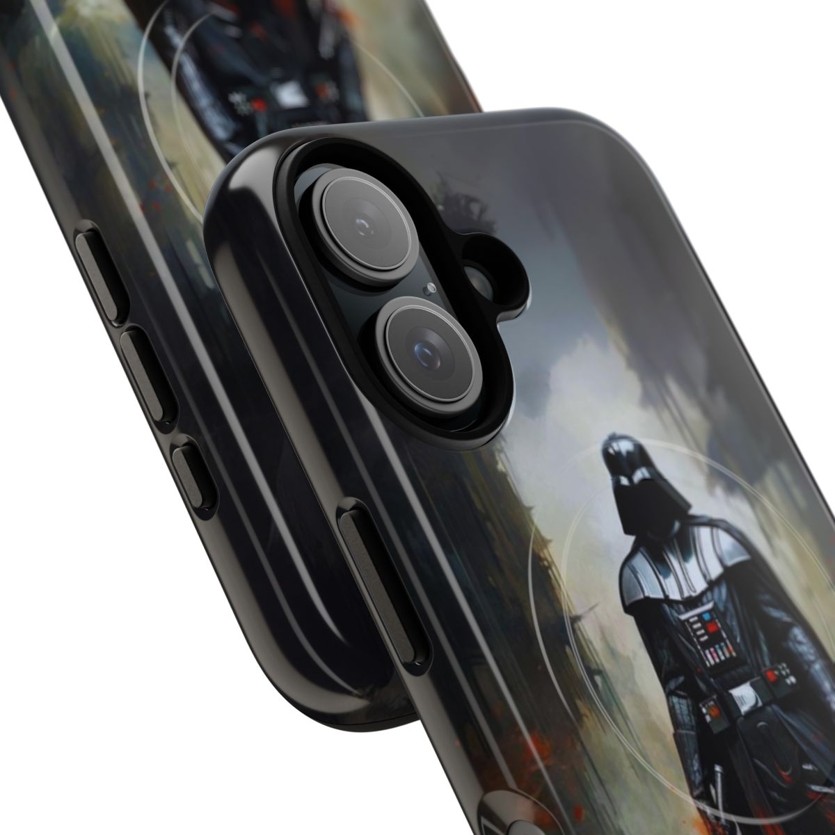 Magnetic protective phone case with Star Wars Darth Vader design - Detail