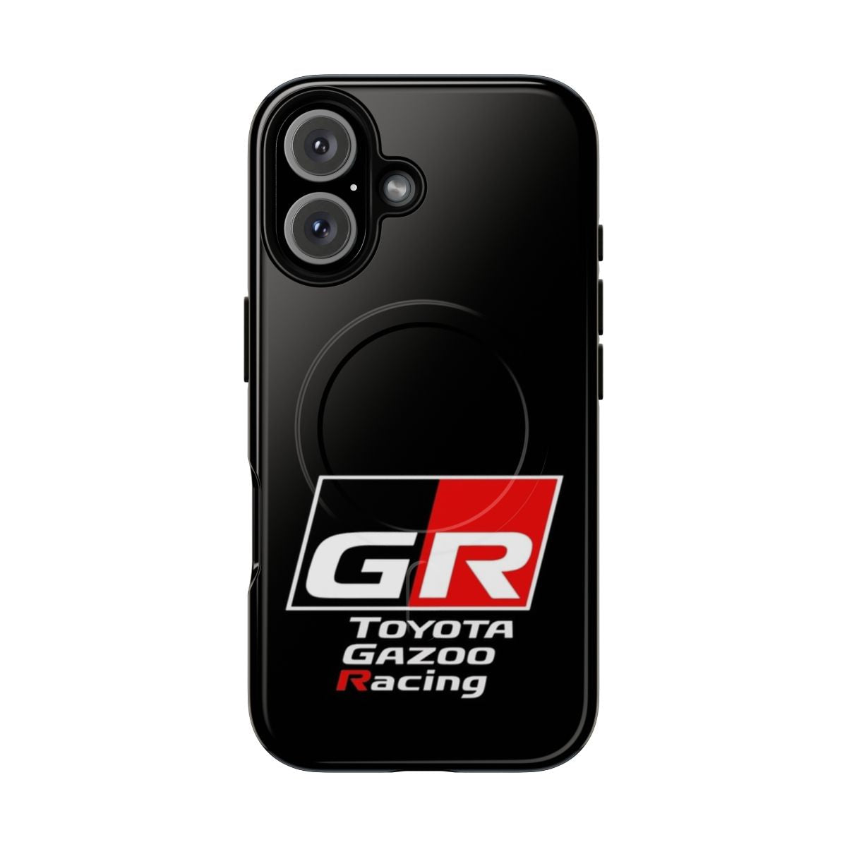 Magnetic tough phone case with Toyota GR logo