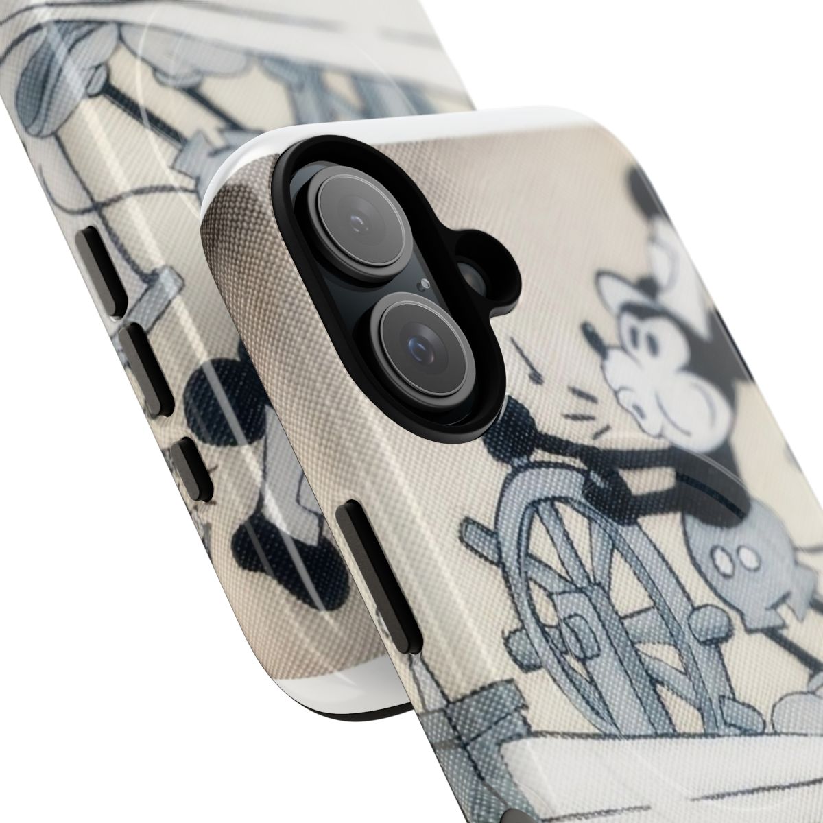 Classic Disney Steamboat Willie Magnetic Tough Phone Case - Detail